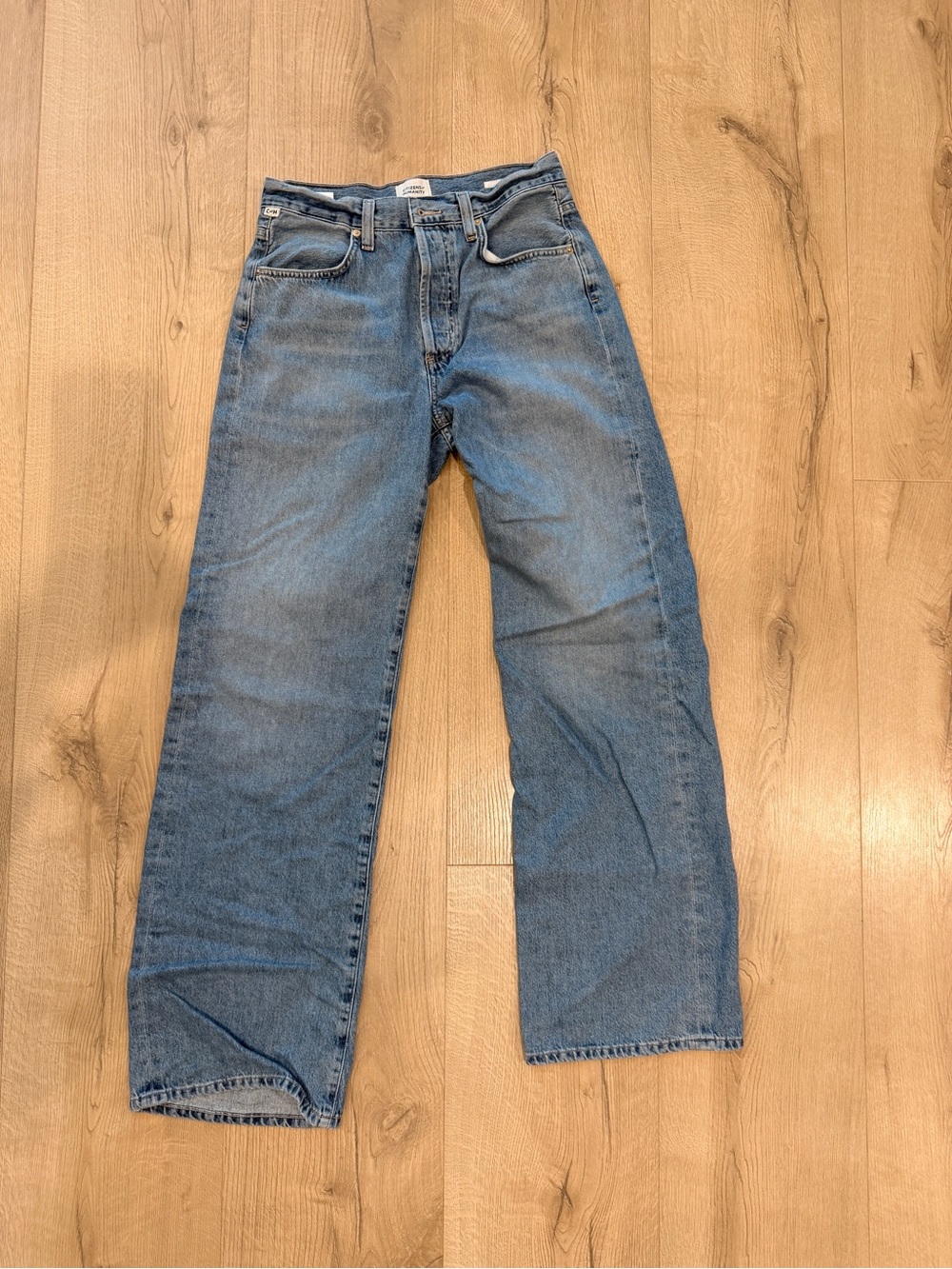 Citizens Of Humanity Light Blue Straight Leg Jeans